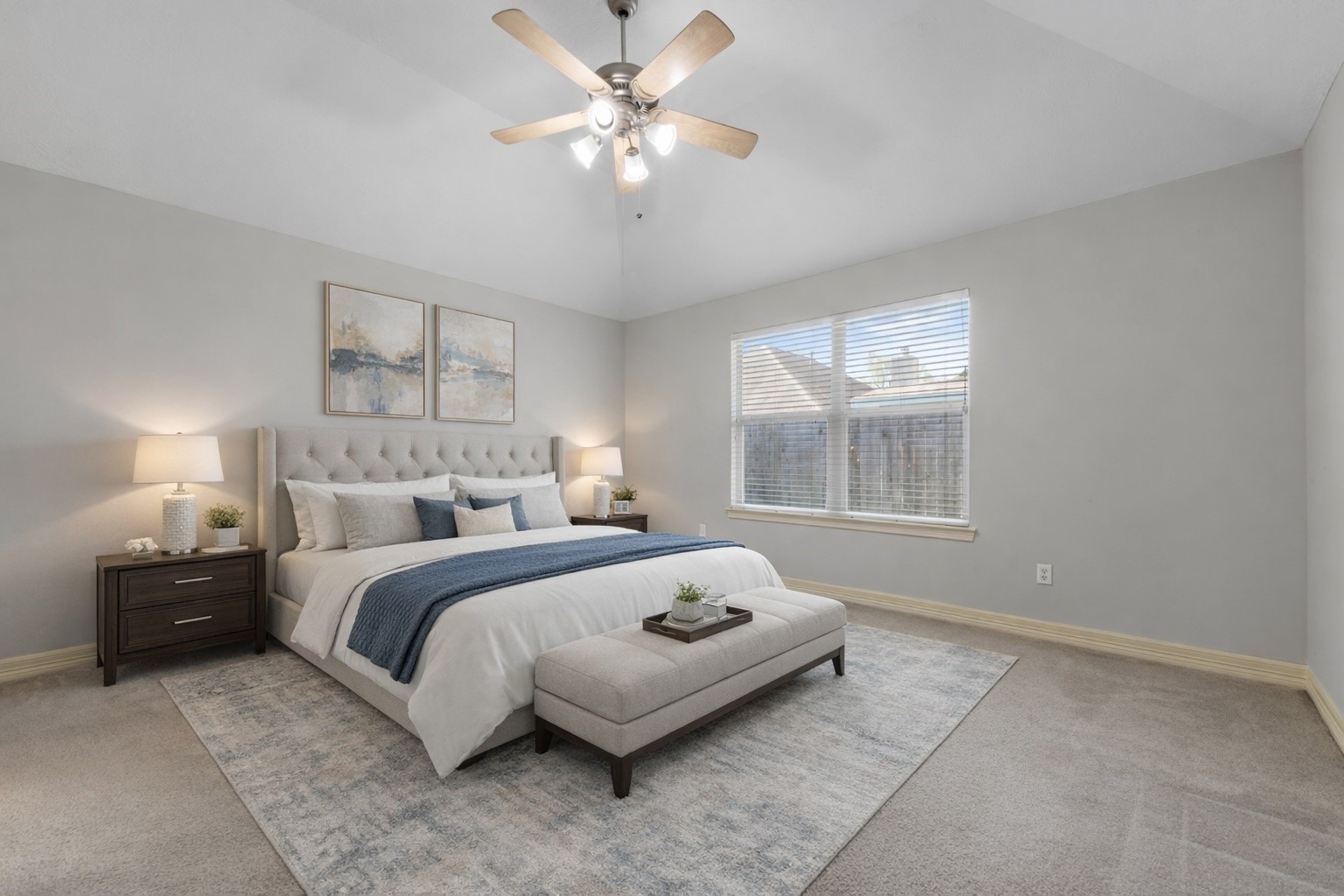 2434 Soledad Ridge Drive Spring, TX 77373 - Photo 5 of 33 Virtually Staged Primary Bedroom