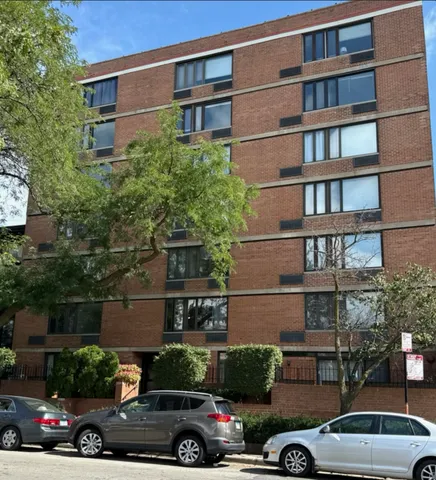 a car parked in front of a building