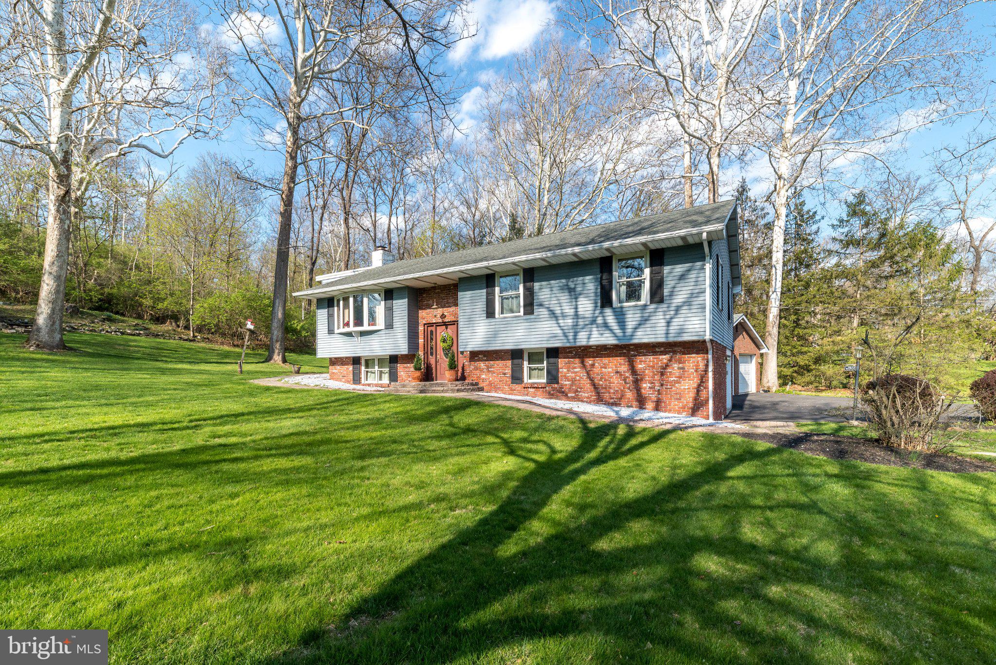 3005 Funks Mill Road Riegelsville, PA 18077 - Photo 2 of 41 Charming home nestled in lush greenery.