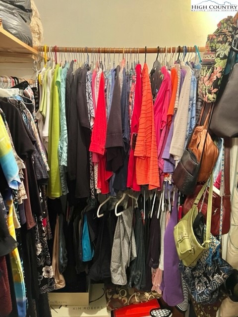 191 Welch Road Lansing, NC 28643 - Photo 20 of 41 a close up view of a walk in closet