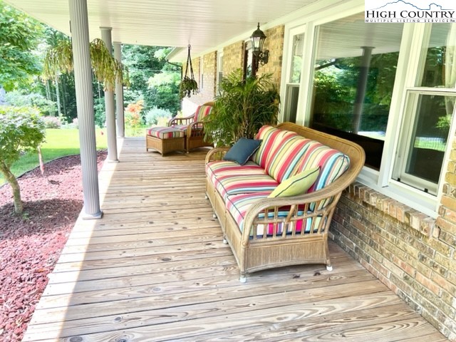 191 Welch Road Lansing, NC 28643 - Photo 31 of 41 a view of outdoor space with seating area