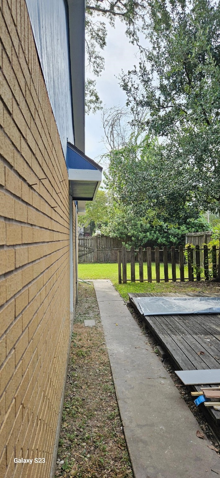 4102 California Avenue Dickinson, TX 77539 - Photo 19 of 19 a view of a backyard