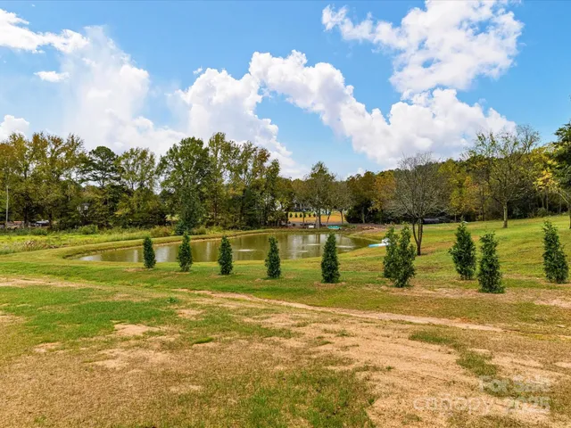 a view of a golf course
