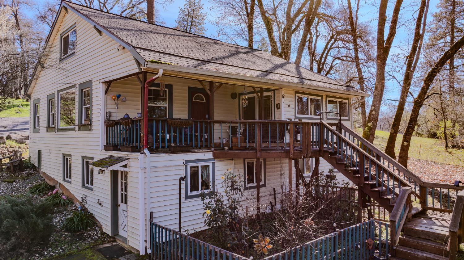 front view of a house with a small yard