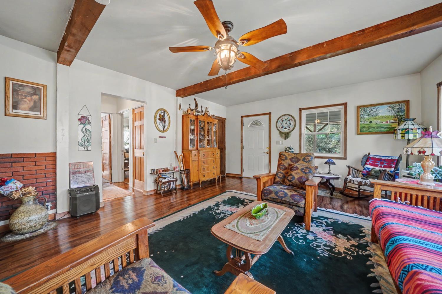 3341 Newtown Road Placerville, CA 95667 - Photo 7 of 49 a living room with furniture and wooden floor