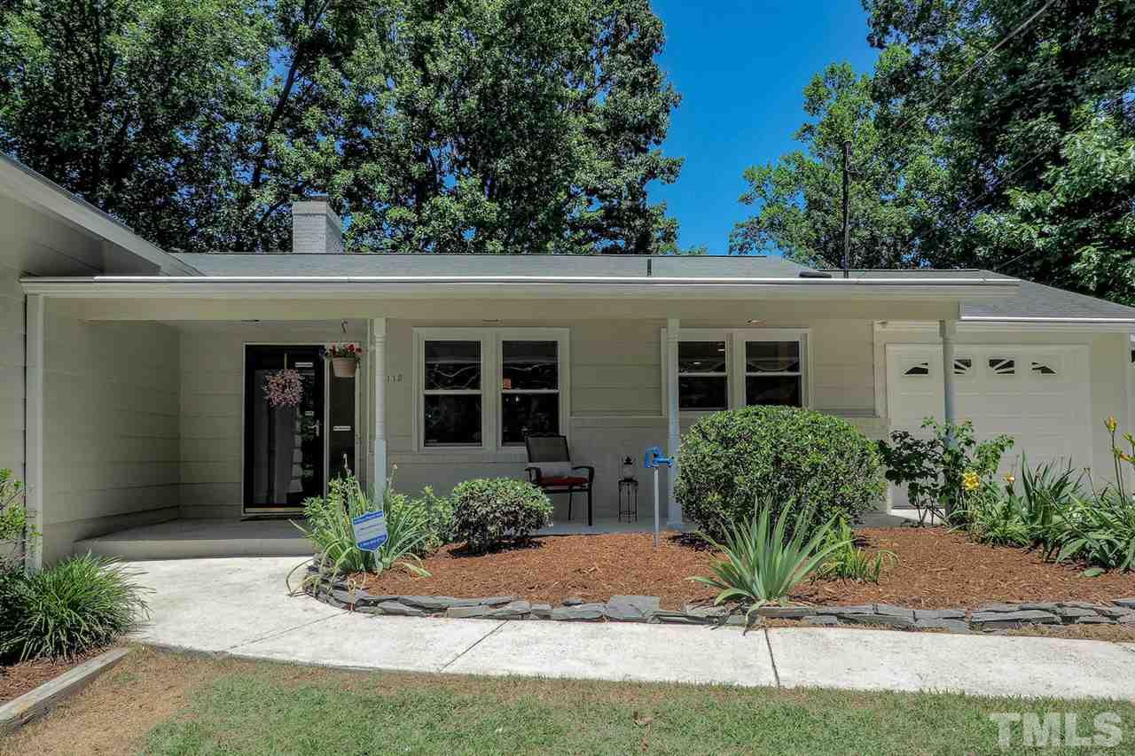 1113 Winona Road Raleigh, NC 27609 - Photo 13 of 25 front view of a house with a small yard