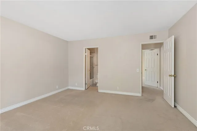 a view of an empty room