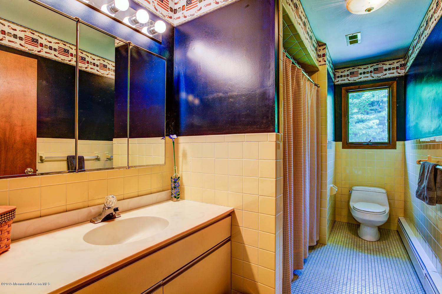 46 Hill Road Allentown, NJ 08501 - Photo 15 of 25 a bathroom with a sink and a mirror