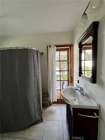 a view of a and an empty room