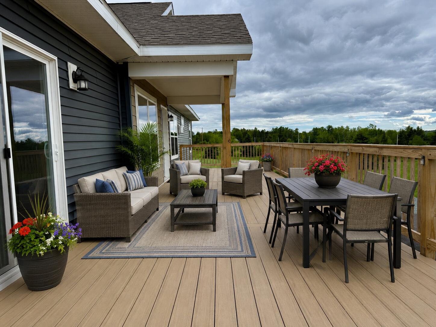 18 Farms Edge Road Lamoine, ME 04605 - Photo 60 of 65 Virtually Staged Deck