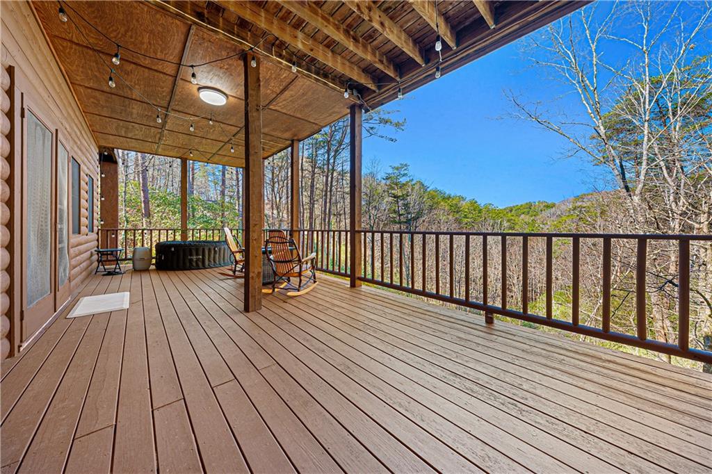451 Pinecrest Road Sautee Nacoochee, GA 30571 - Photo 38 of 45 a view of a balcony with wooden floor