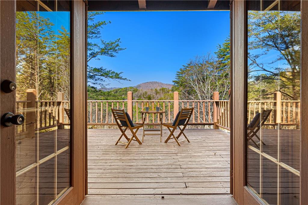451 Pinecrest Road Sautee Nacoochee, GA 30571 - Photo 5 of 45 a view of a balcony with chairs
