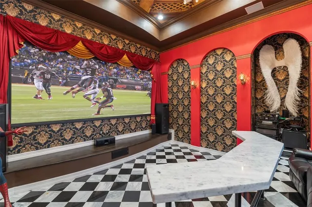 a view of living room with furniture and floor to ceiling window