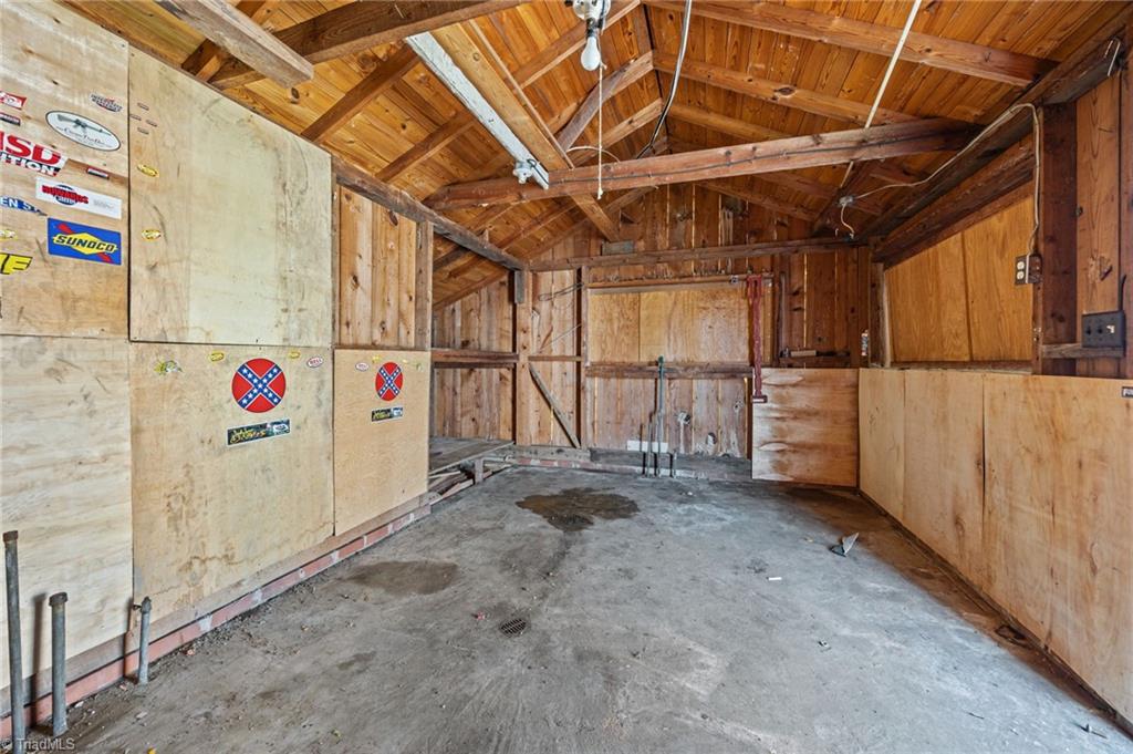 4027 Old Lexington Road Asheboro, NC 27205 - Photo 29 of 44 Inside of storage building in back