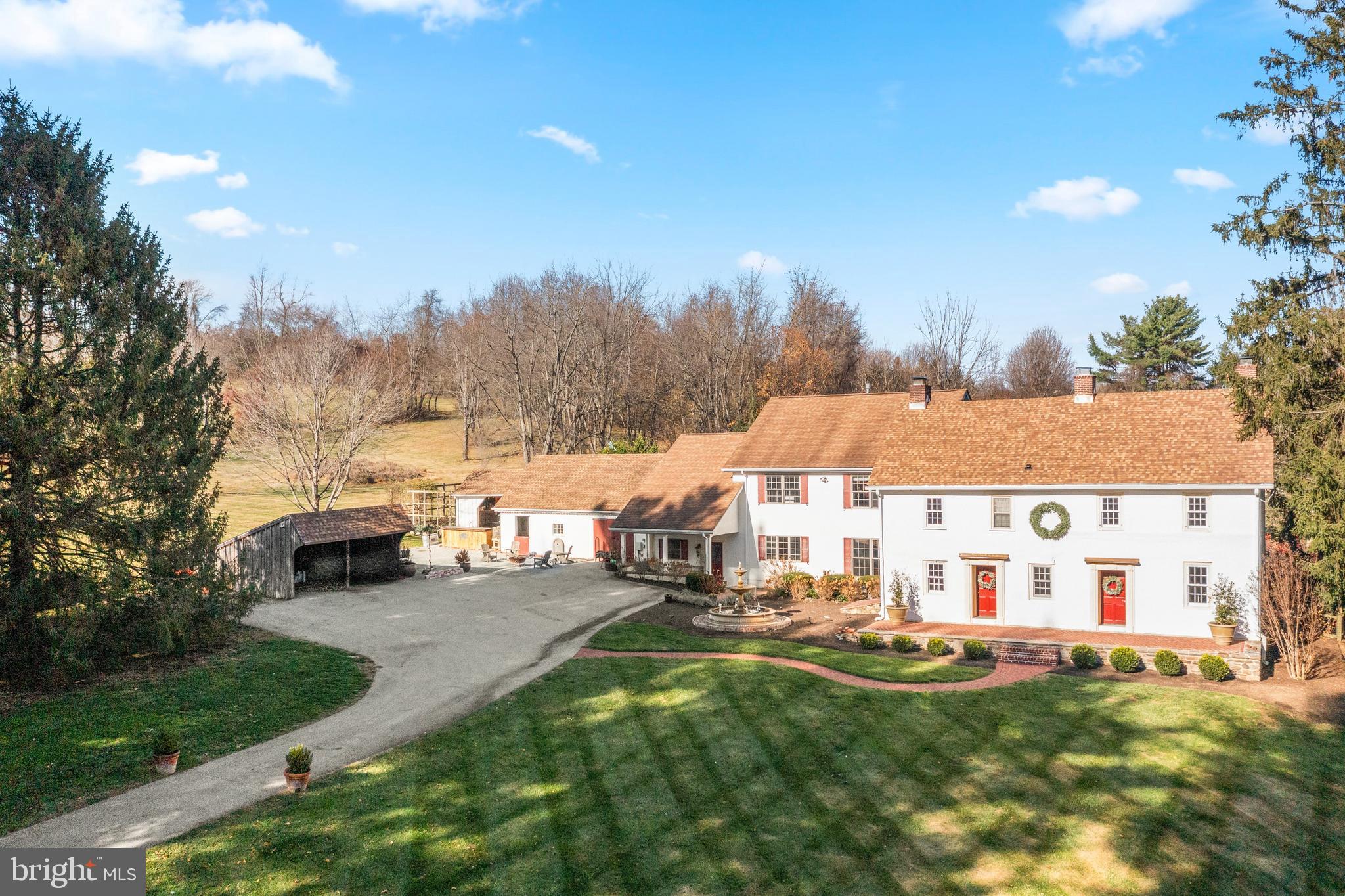 1936 Lenape Road West Chester, PA 19382 - Photo 1 of 72 Stately 1746 Chester County Farmhouse