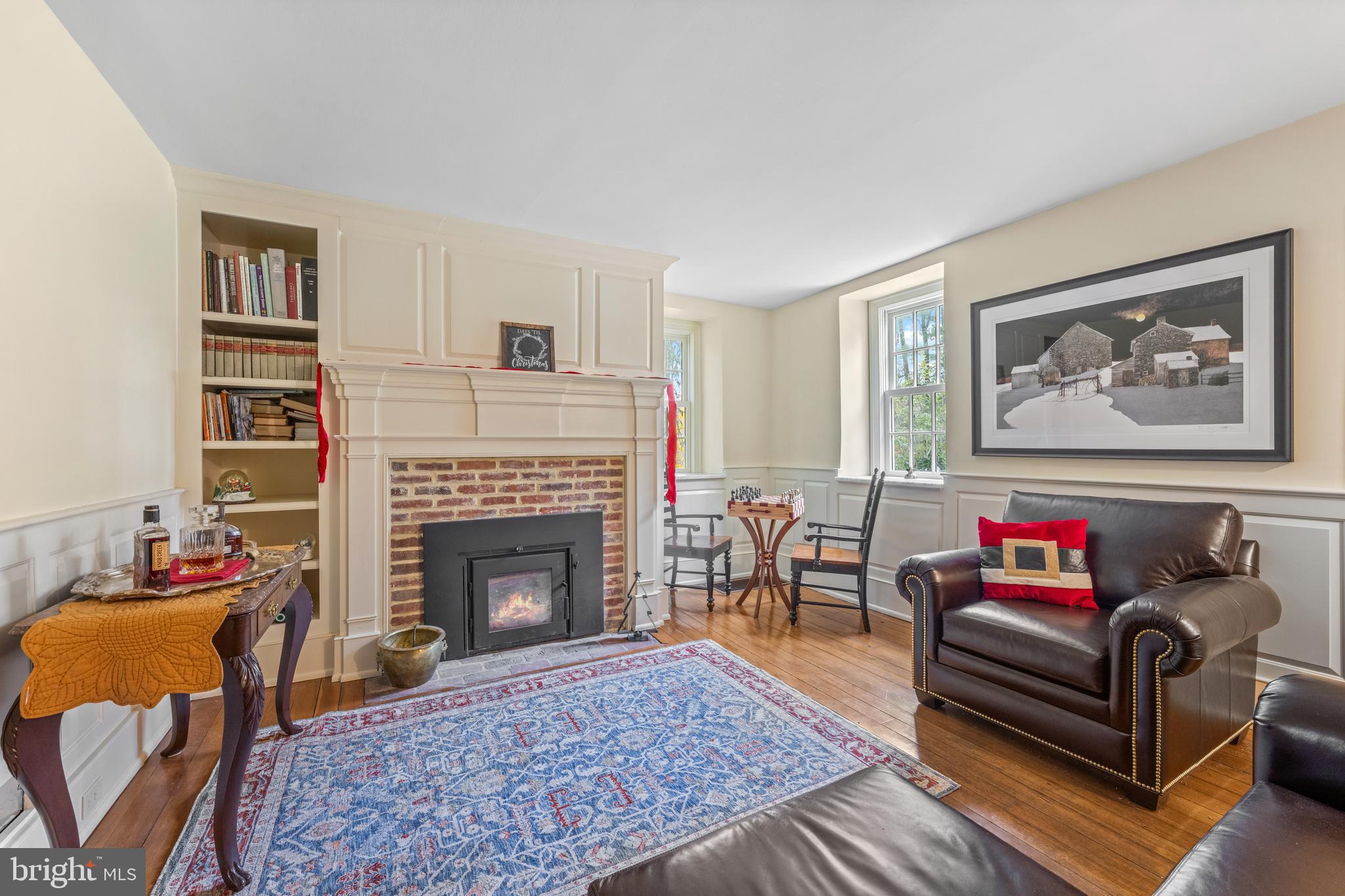 1936 Lenape Road West Chester, PA 19382 - Photo 22 of 72 a living room with furniture and a fireplace