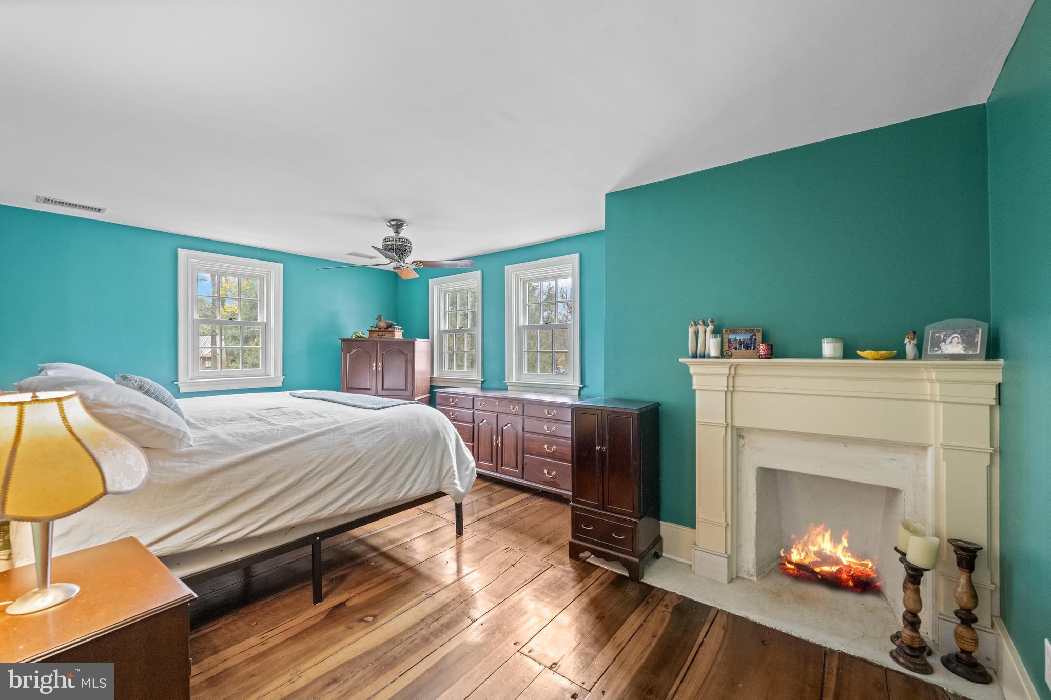 1936 Lenape Road West Chester, PA 19382 - Photo 41 of 72 Bedroom 2 with Fireplace