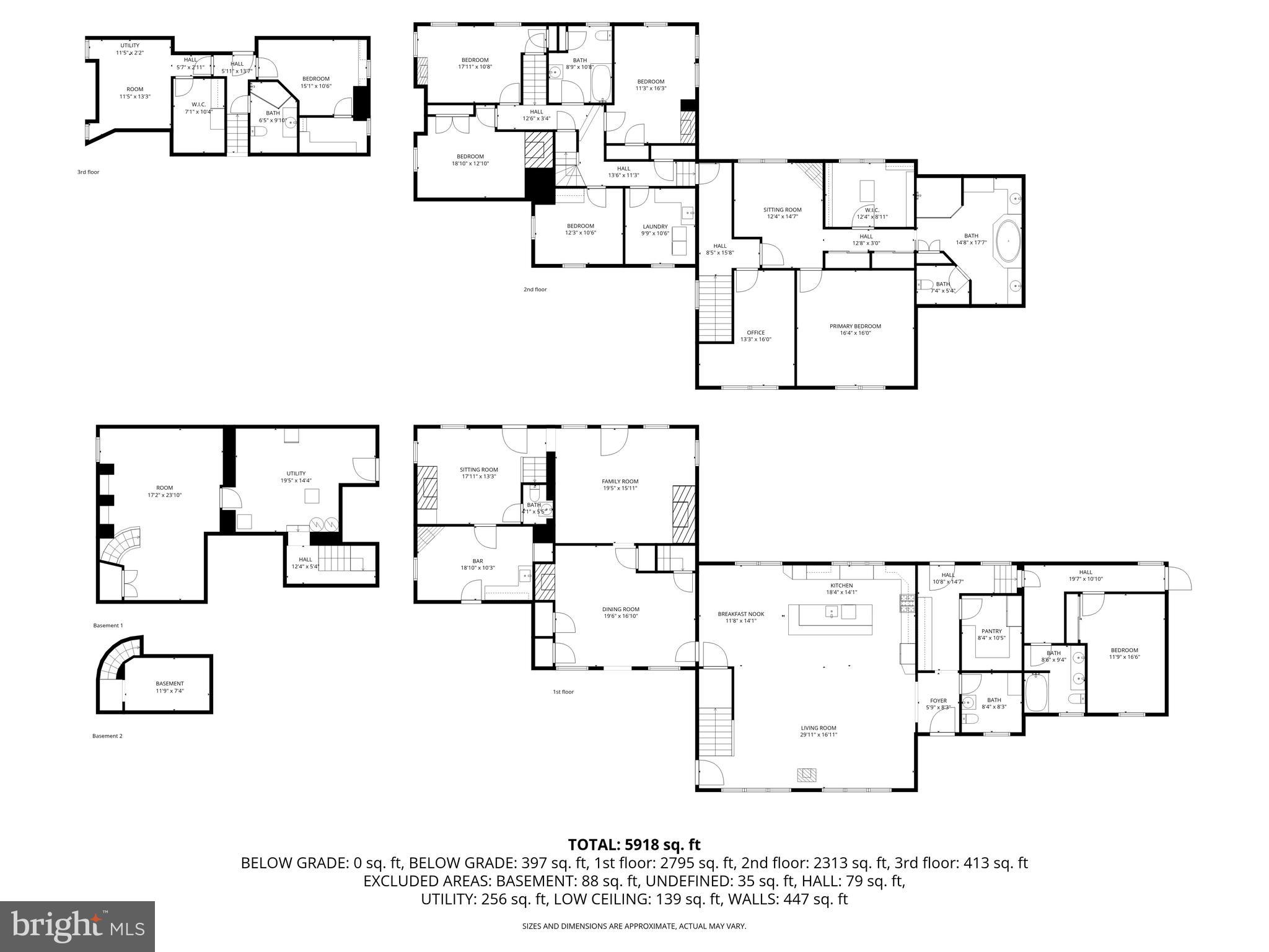 1936 Lenape Road West Chester, PA 19382 - Photo 72 of 72 Floor Plan - All Levels