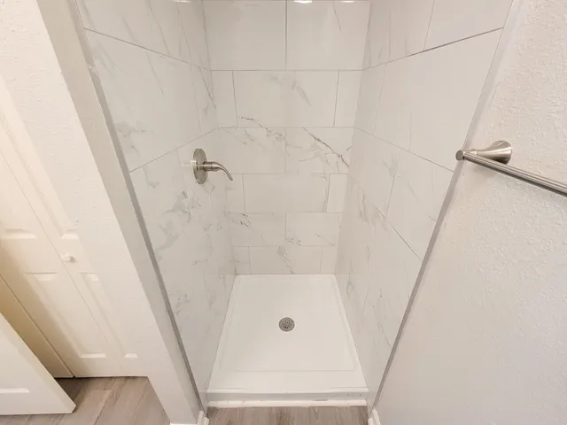 a bathroom with a sink and a vanity