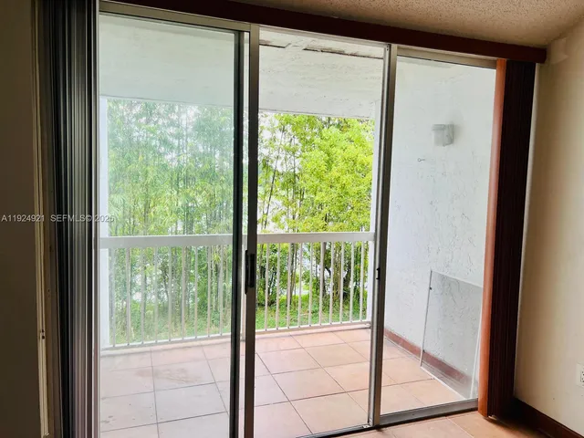 a view of an front door