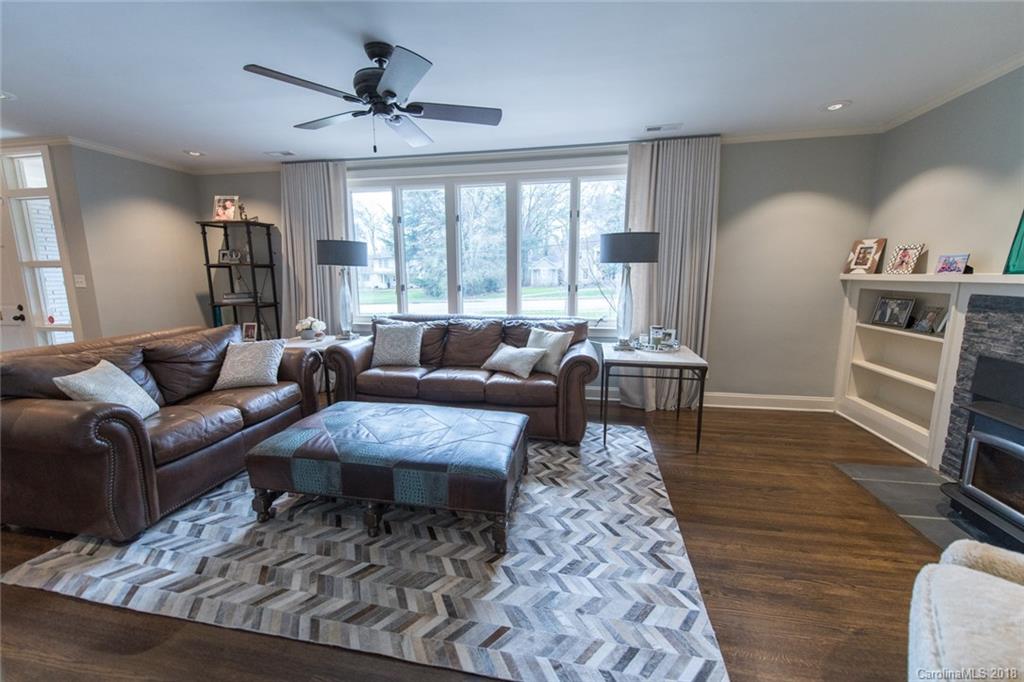 2837 Sharon Road Charlotte, NC 28211 - Photo 3 of 24 a living room with furniture and a large window