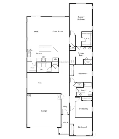 a large white kitchen with lots of counter top space