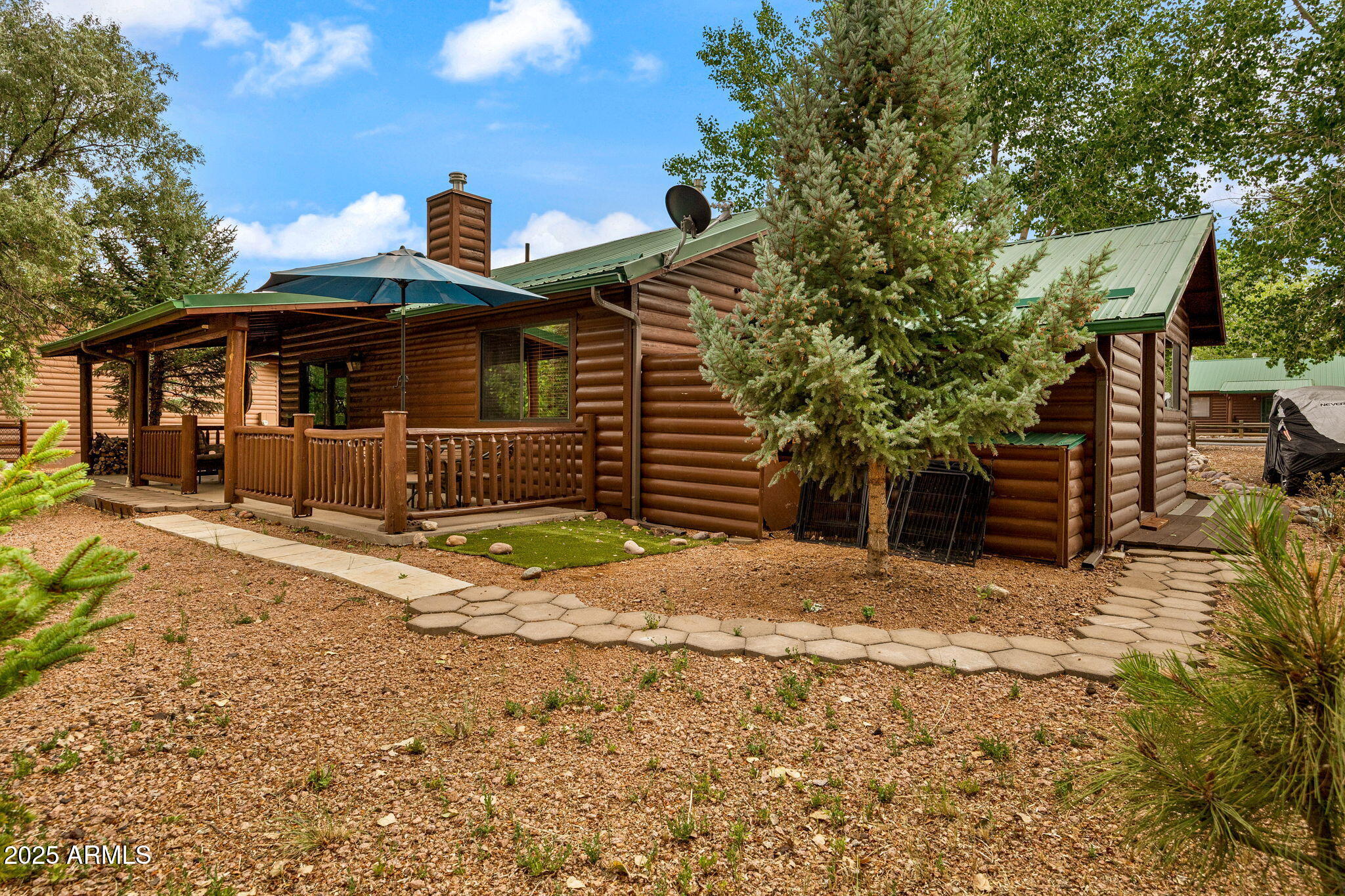 2344 South Buffalo Loop Overgaard, AZ 85933 - Photo 32 of 48 BACK OF HOME