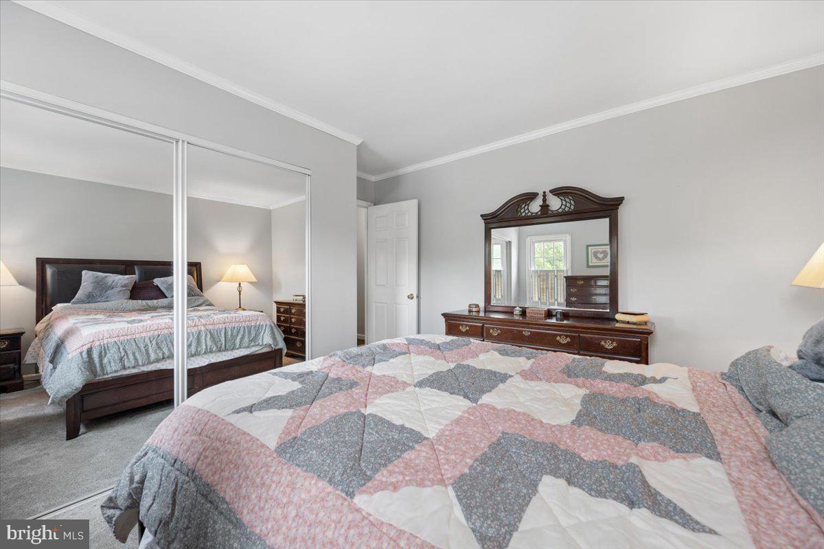19829 Spurrier Avenue Poolesville, MD 20837 - Photo 27 of 72 Serene bedroom with mirrored elegance.