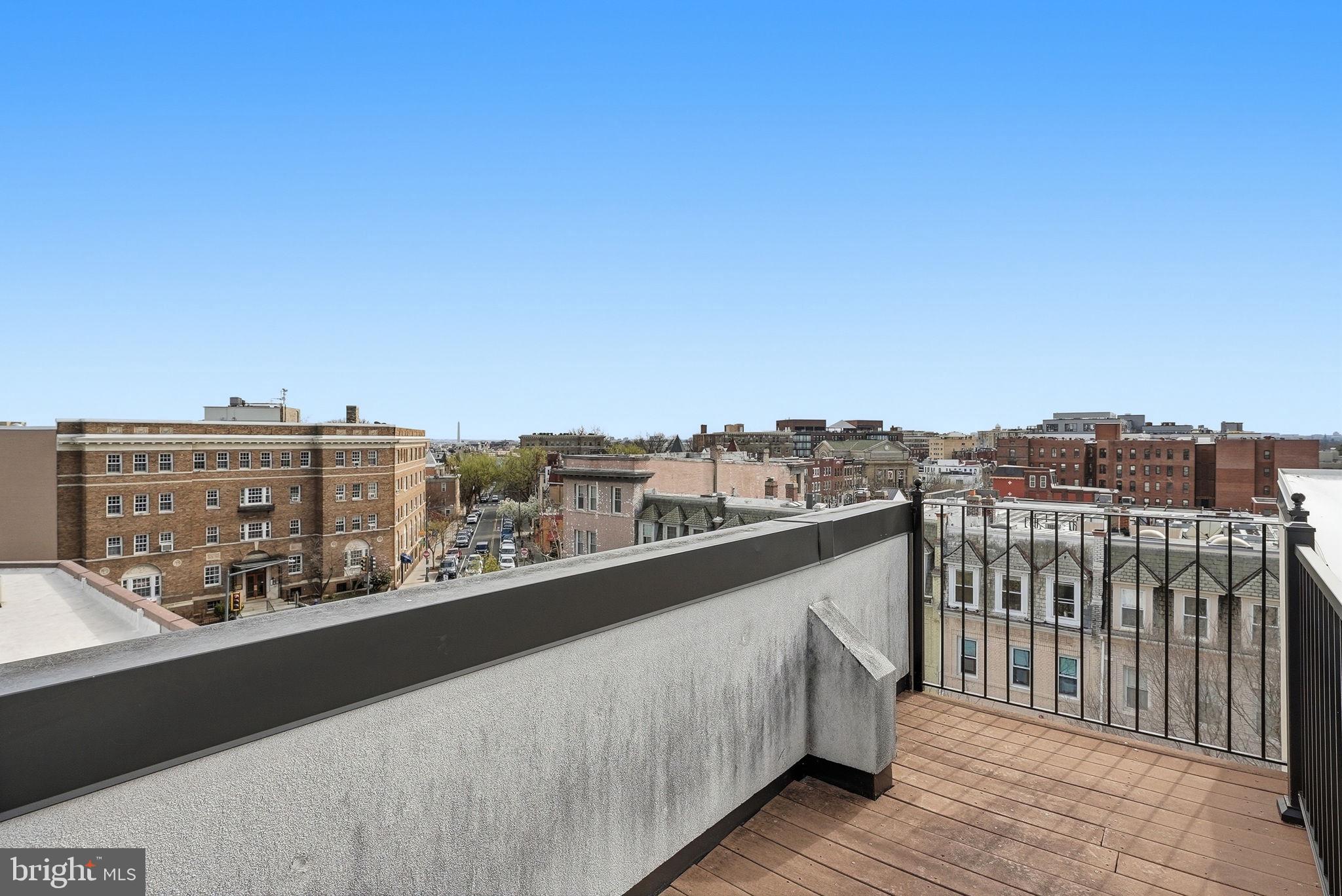 2713 Ontario Road Northwest, Unit 5 Washington, DC 20009 - Photo 32 of 35 a view of balcony with city view