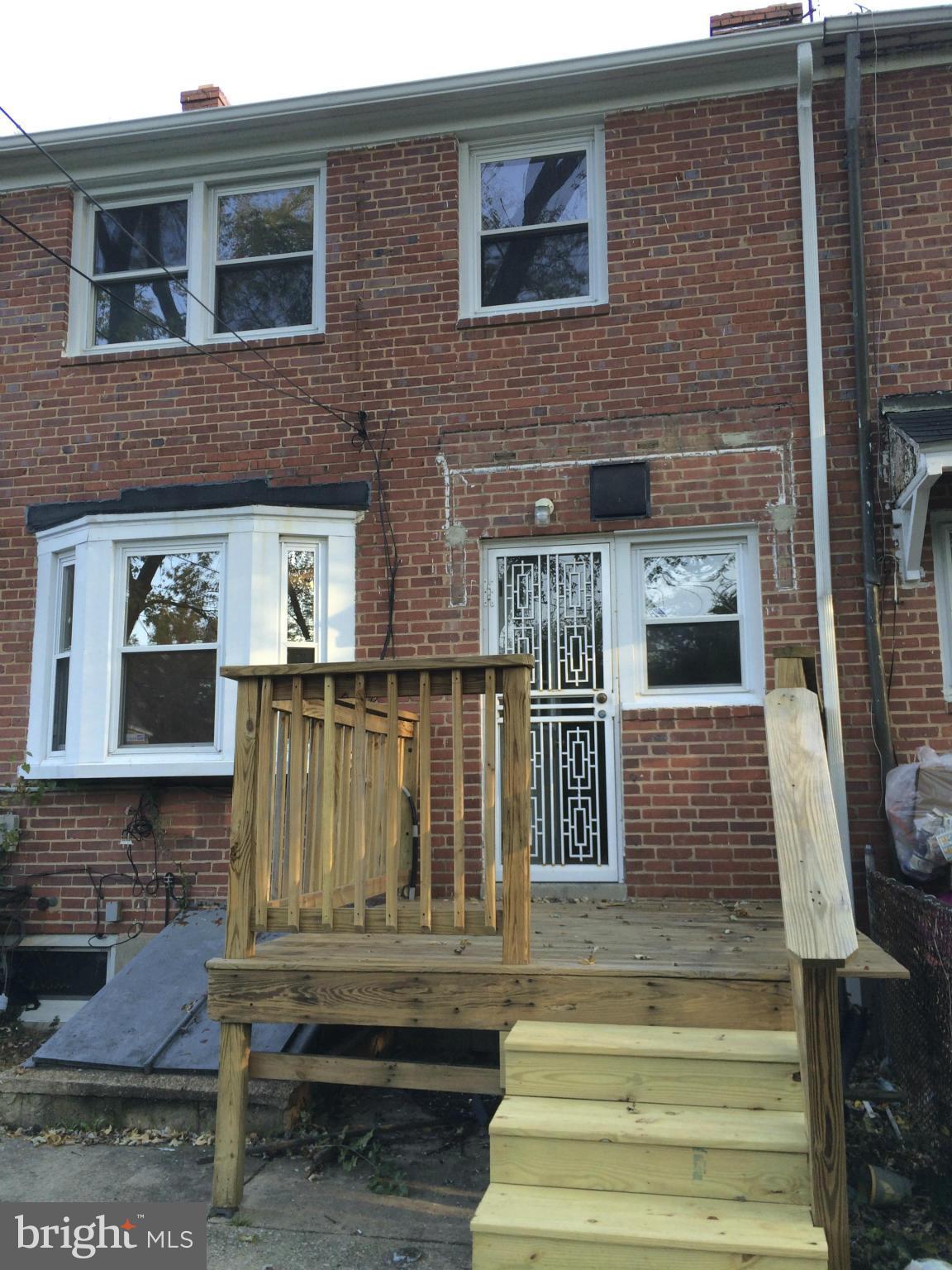 1603 Stonewood Road Baltimore, MD 21239 - Photo 5 of 12 Exterior (Rear)