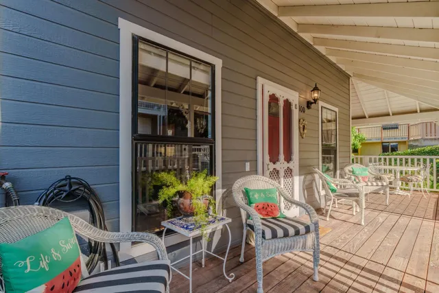 a kitchen with a sink stove and refrigerator