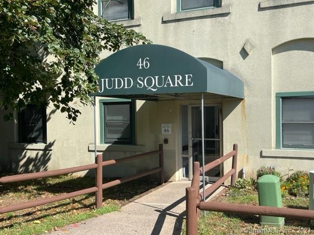 a front view of a retail shop