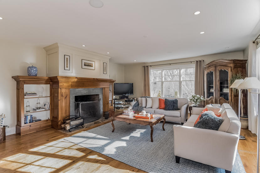 7 Ledge Road Rowayton, CT 06853 - Photo 8 of 30 a living room with furniture and a fireplace