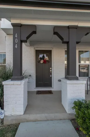 a view of a entryway door of the house