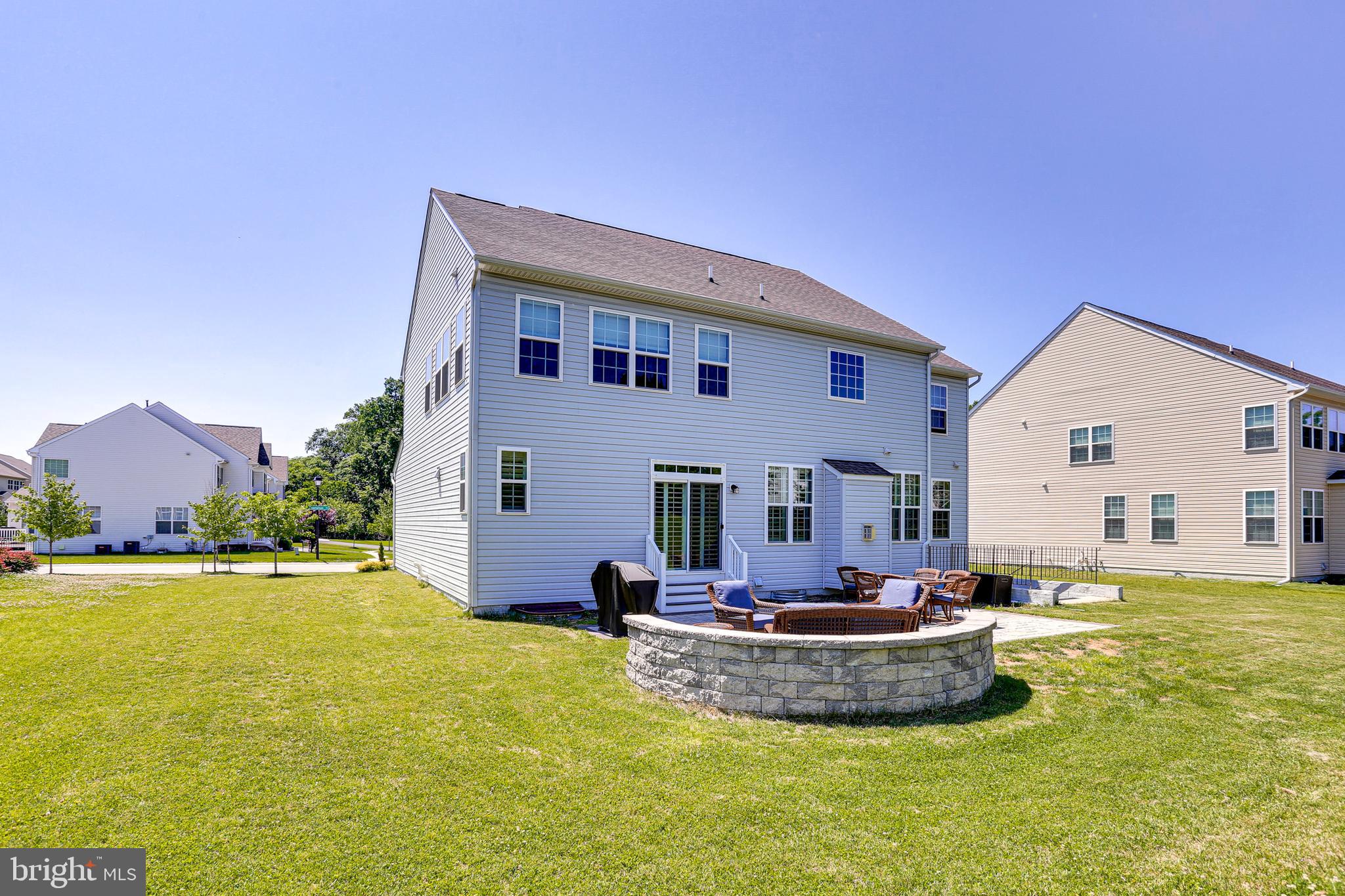 6721 Evanston Road Baltimore, MD 21209 - Photo 34 of 38 Private, Spacious Rear Patio w/ Fire Pit