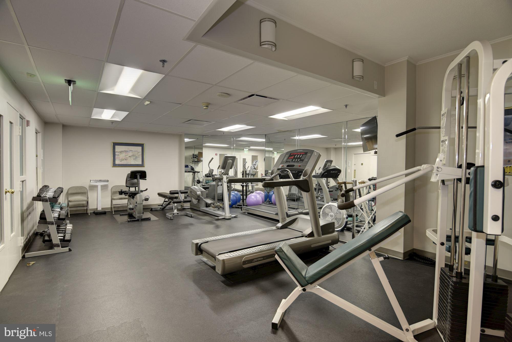 10001 Windstream Drive, Unit 404 Columbia, MD 21044 - Photo 28 of 29 a view of a room with gym equipment