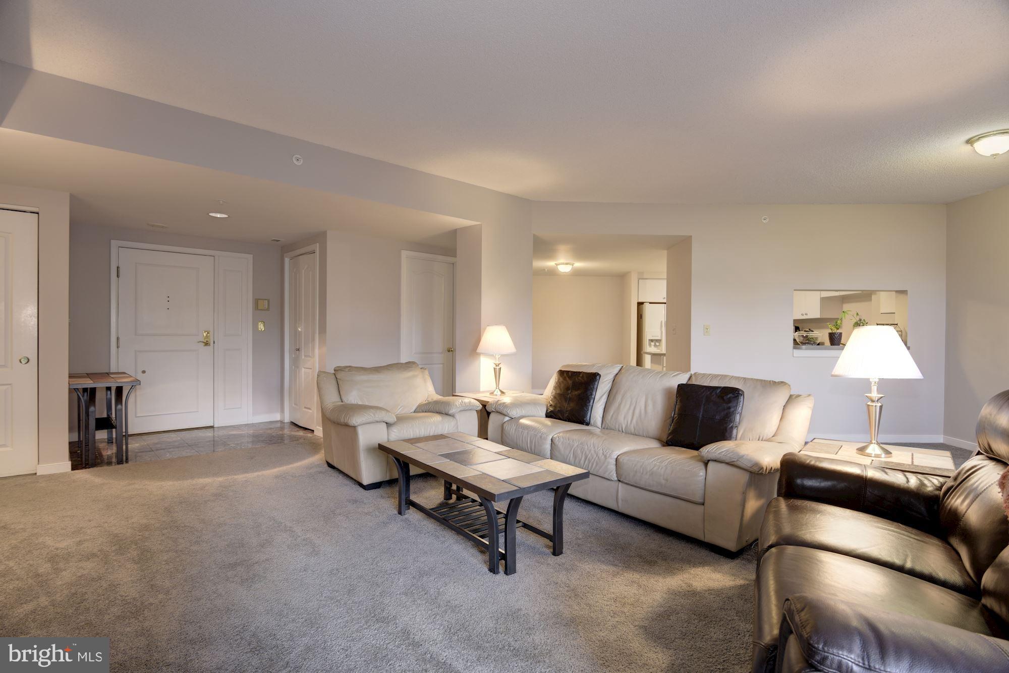 10001 Windstream Drive, Unit 404 Columbia, MD 21044 - Photo 4 of 29 a living room with furniture and a lamp