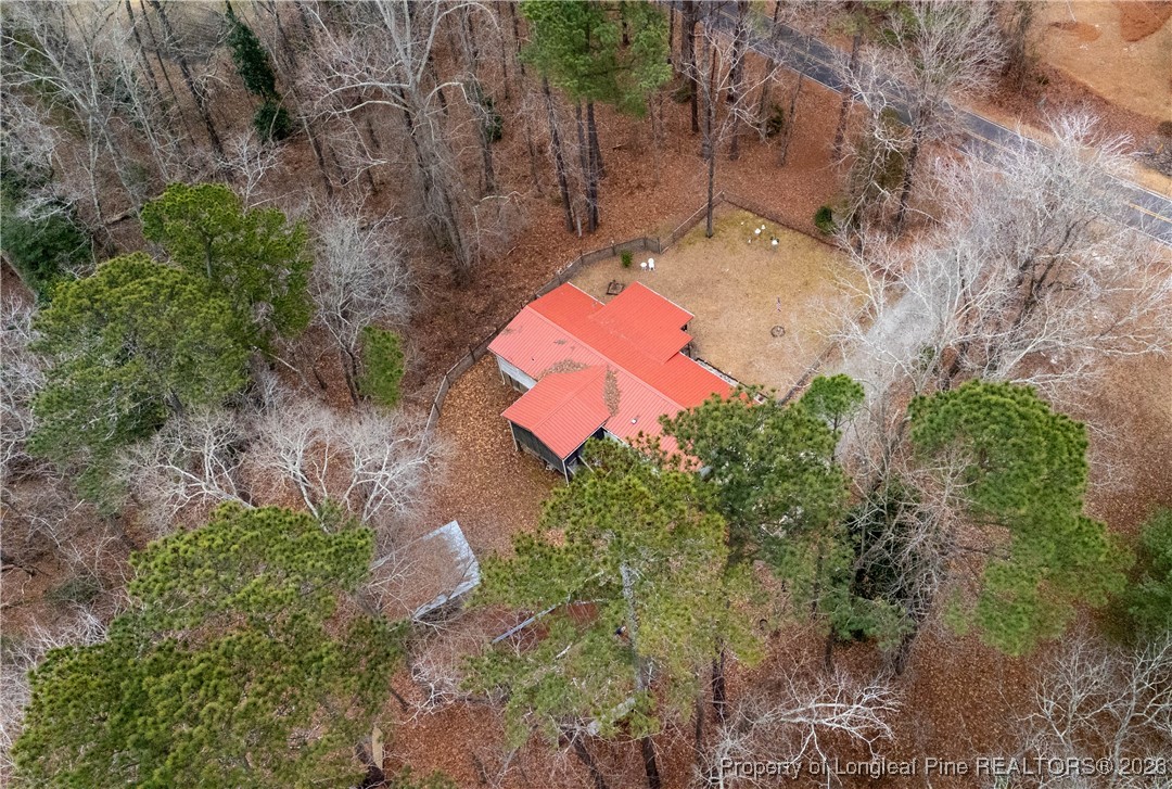 156 Connell Road Carthage, NC 28327 - Photo 43 of 43 an aerial view of a house with a yard