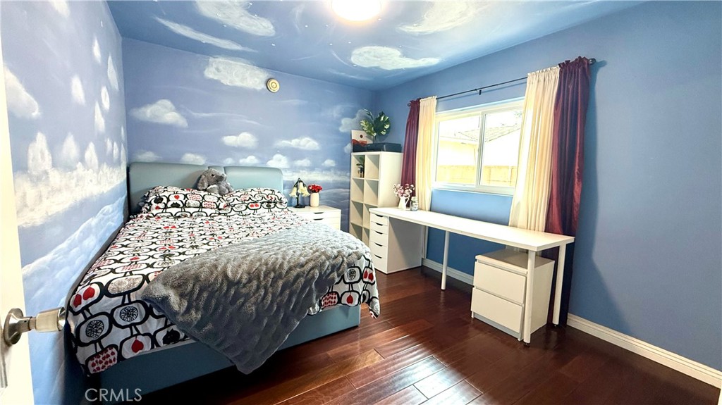 230 San Antonio Road Arcadia, CA 91007 - Photo 16 of 19 a bedroom with a bed and a large window