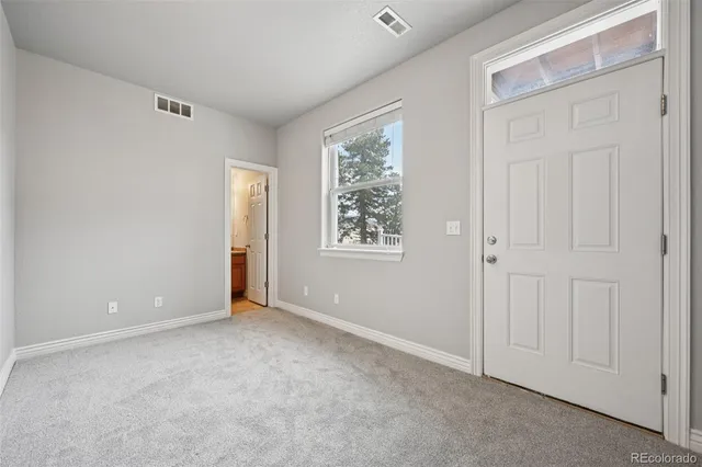 a view of room with window