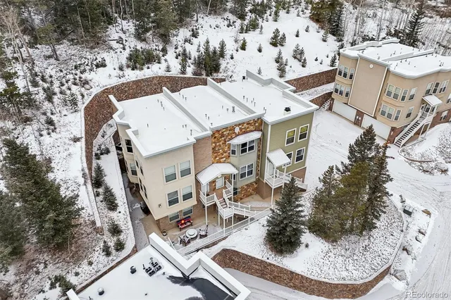 a front view of a building