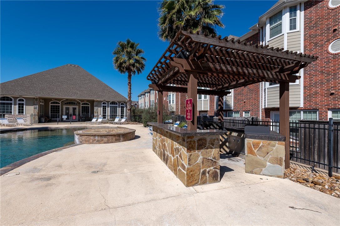 1198 Jones-Butler Road, Unit 703 College Station, TX 77840 - Photo 38 of 45 Outdoor kitchen with grill
