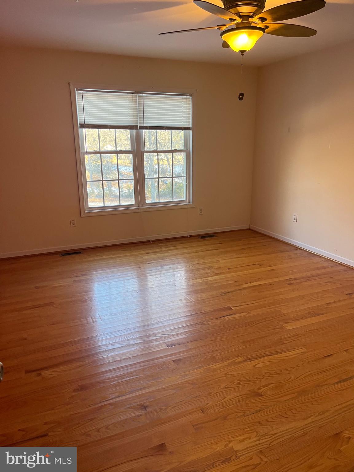 20404 Gum Tree Road Orange, VA 22960 - Photo 8 of 12 an empty room with wooden floor fan and windows