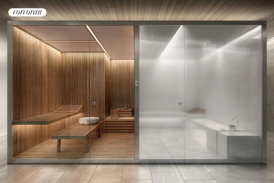 500 West 18th Street, Unit WEST5B Manhattan, NY 10011 - Photo 11 of 15 a bathroom with a bathtub and a shower