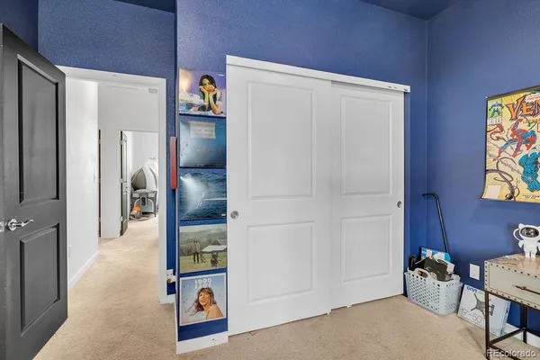 a entryway with furniture