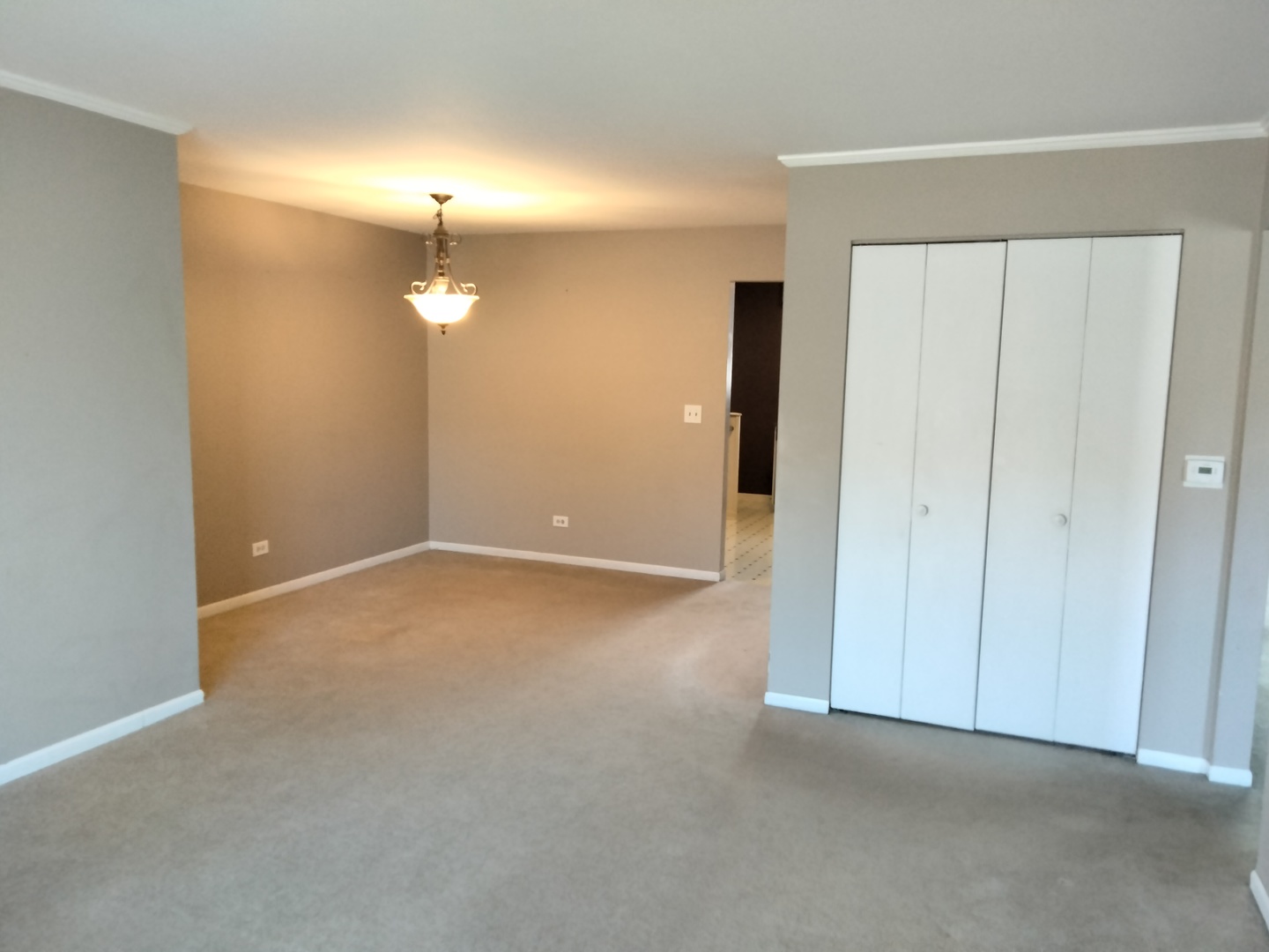 896 South Plum Grove Road, Unit 217 Palatine, IL 60067 - Photo 6 of 15 a view of an empty room with a window
