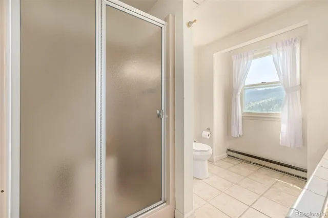 a bathroom with a toilet