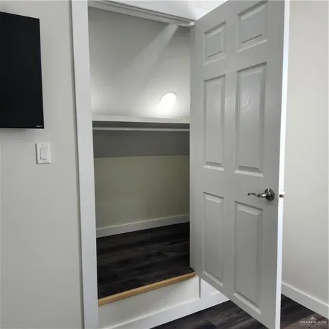 a view of walk in closet