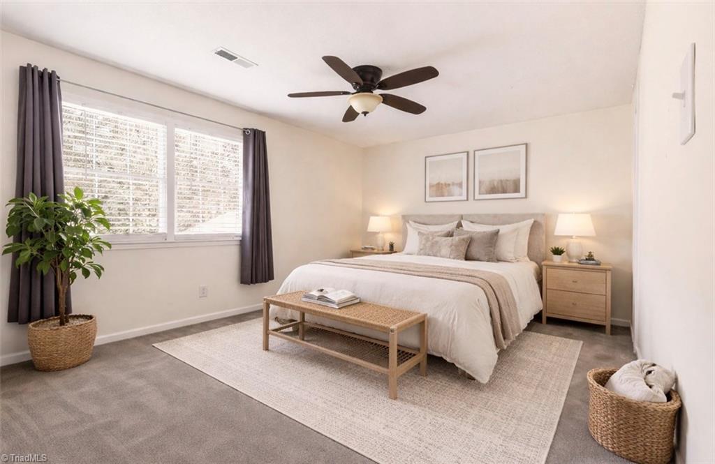 4822 Tower Road, Unit C Greensboro, NC 27410 - Photo 25 of 48 Primary Bedroom - virtually staged