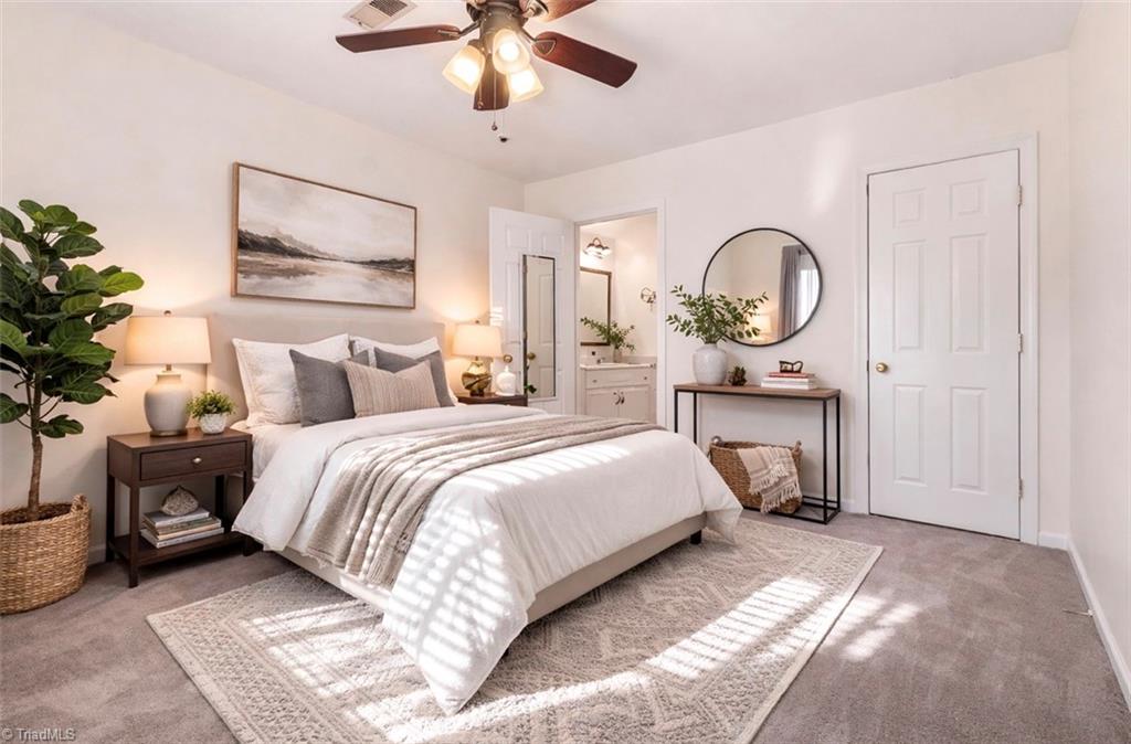 4822 Tower Road, Unit C Greensboro, NC 27410 - Photo 35 of 48 3rd Bedroom - virtually staged